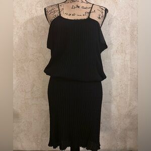 Falconer Black Sleeveless Dress